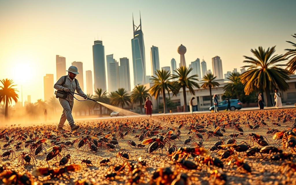 مكافحة حشرات خيطان بالكويت